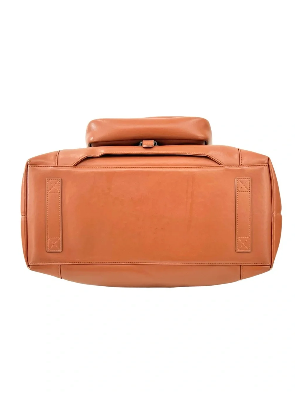 MONOS Metro Duffle - Brown Faux Leather Shoulder Strap Unisex Duffel Travel Bag